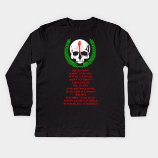 Litany of Hate Kids Long Sleeve T-Shirt